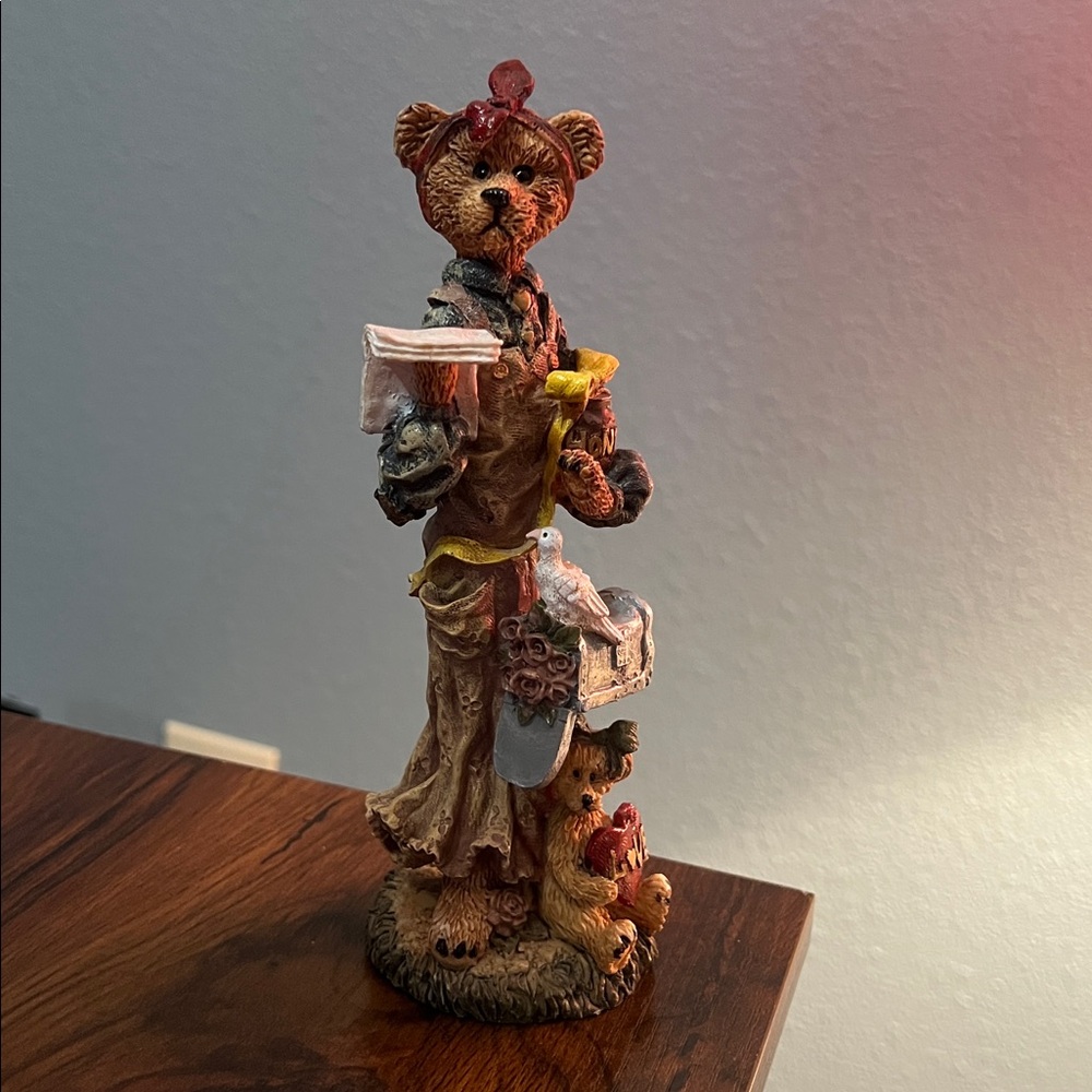 Rare 1995 Christhomas "Sent With Love” Bear Statue Figurine